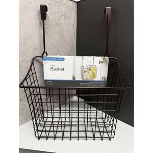 Spectrum‎ Over Cabinet Door Grid Basket Organizer Storage Bronze New